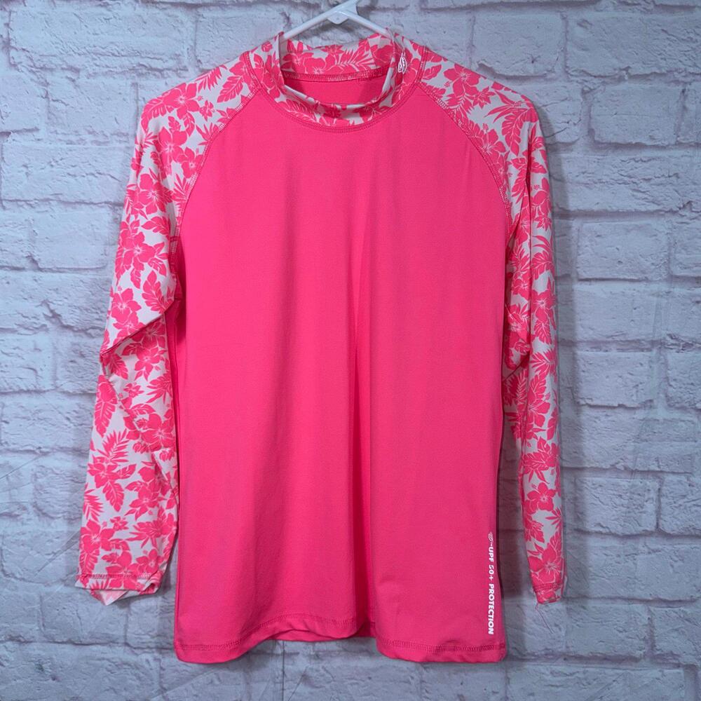 Banana Boat Women's UPF 50+ Long Sleeve Rash Guard Size Medium